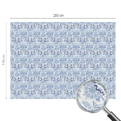 Fensterfolie Sichtschutz Blumenvogel