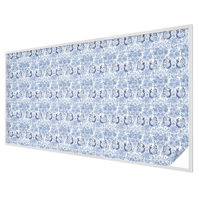 Fensterfolie Sichtschutz Blumenvogel