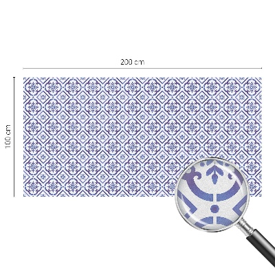 Toom Sichtschutzfolie Blaue Fliesen