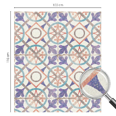 Sichtschutz Klebefolie für Fenster Farbenfrohe Mosaike