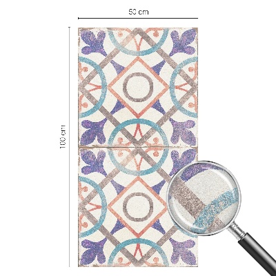 Sichtschutz Klebefolie für Fenster Farbenfrohe Mosaike