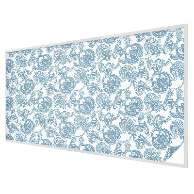Fensterfolie Sichtschutz Blaue Ornamente