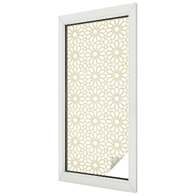 Fensterfolie mit Motiv Buntglas Geometrische Muster