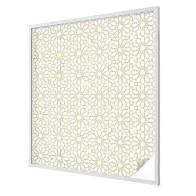 Fensterfolie mit Motiv Buntglas Geometrische Muster