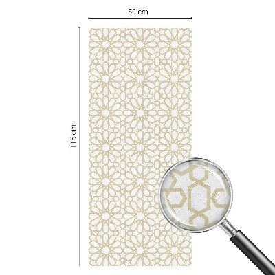 Fensterfolie mit Motiv Buntglas Geometrische Muster