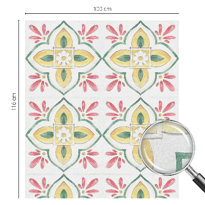 Sichtschutz Klebefolie für Fenster Blumenschmuck