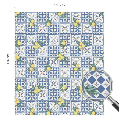 Toom Sichtschutzfolie Zitronenmuster