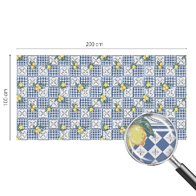 Toom Sichtschutzfolie Zitronenmuster