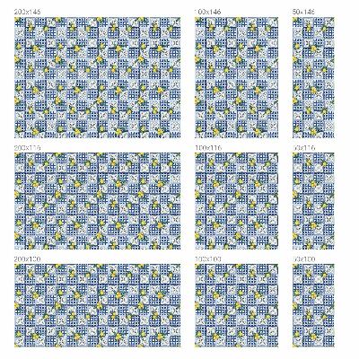 Toom Sichtschutzfolie Zitronenmuster