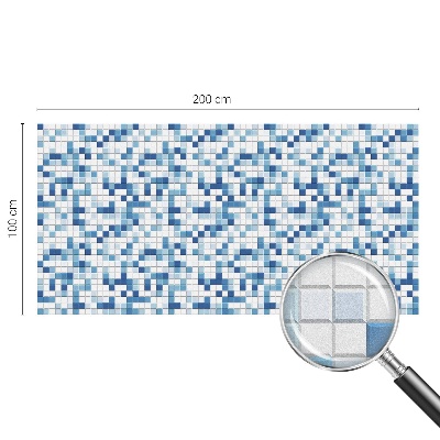 Fensterfolie mit Motiv Buntglas Kachelspiel