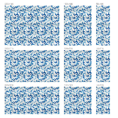 Fensterfolie mit Motiv Buntglas Kachelspiel