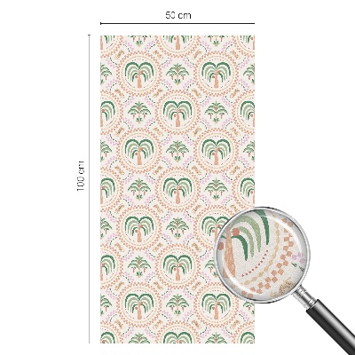 Fensterfolie Sichtschutz Exotische Palmen