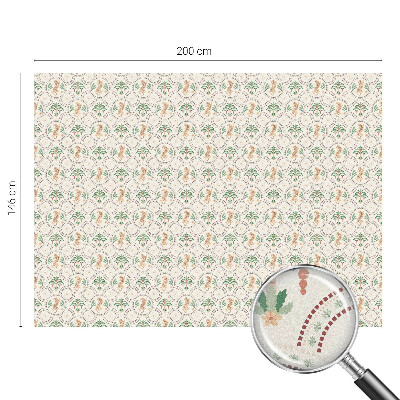 Fensterfolie mit Motiv Buntglas Palmenleopard