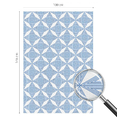 Milchglasfolie Fenster Buntglasoptik Geometrische Labyrinthe