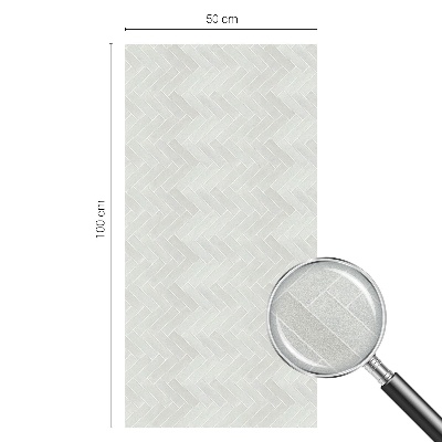 Sichtschutz Klebefolie für Fenster Graues Fischgrätmuster