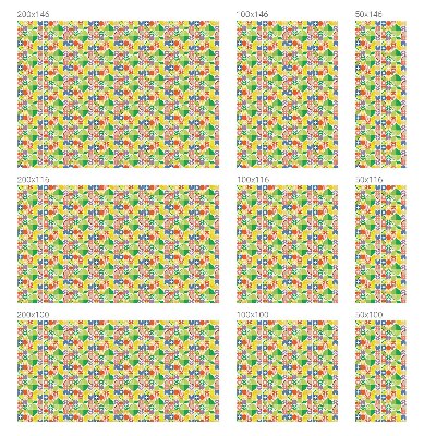 Fensterfolie Sichtschutz Bunte Früchte