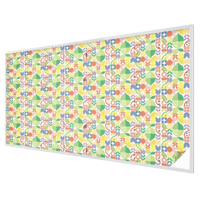 Fensterfolie Sichtschutz Bunte Früchte