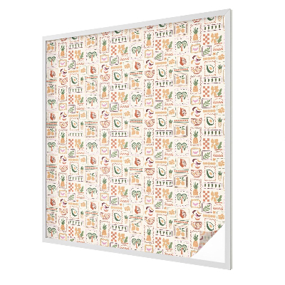 Fensterfolie Sichtschutz Folkloristische Muster