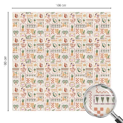 Fensterfolie Sichtschutz Folkloristische Muster