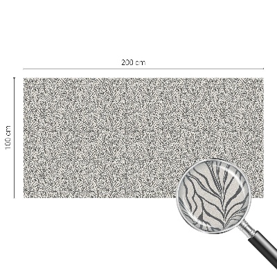 Milchglasfolie Fenster Buntglasoptik Blätter Blüten