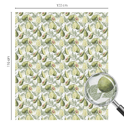 Sichtschutz Klebefolie für Fenster Avocadoblätter