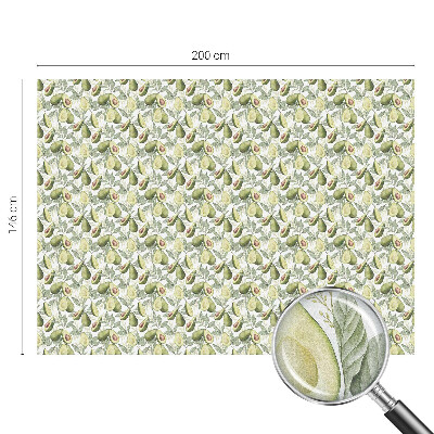 Sichtschutz Klebefolie für Fenster Avocadoblätter