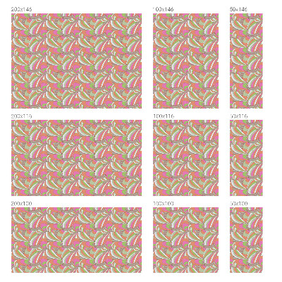 Fensterfolie mit Motiv Buntglas Buntes Zickzackmuster