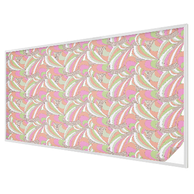 Fensterfolie mit Motiv Buntglas Buntes Zickzackmuster