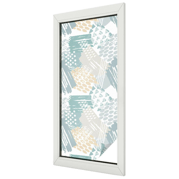 Sichtschutz Klebefolie für Fenster Abstraktes Mosaik