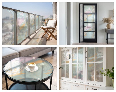 Sichtschutz Klebefolie für Fenster Abstrakte Harmonie