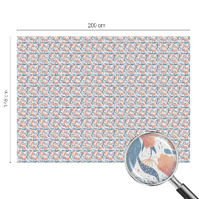 Milchglasfolie Fenster Buntglasoptik Ein Blütenfest