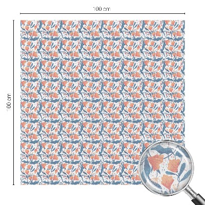 Milchglasfolie Fenster Buntglasoptik Ein Blütenfest