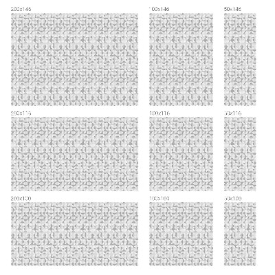 Sichtschutz Klebefolie für Fenster Geometrische Muster