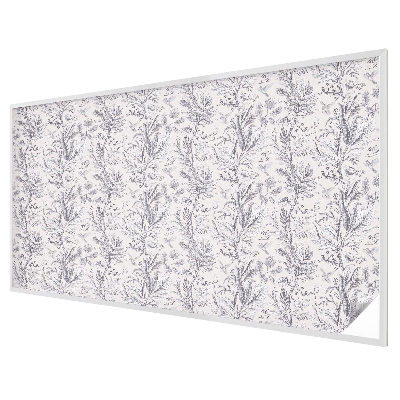 Fensterfolie Sichtschutz Blätter und Schmetterlinge