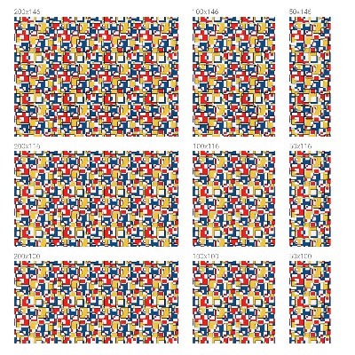 Fensterfolie mit Motiv Buntglas Geometrische Formen