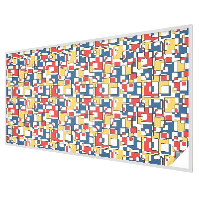 Fensterfolie mit Motiv Buntglas Geometrische Formen