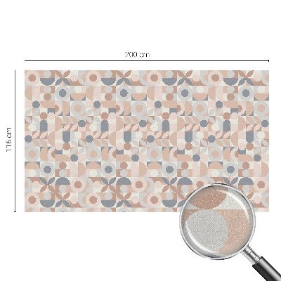 Milchglasfolie Fenster Buntglasoptik Abstraktes Mosaik