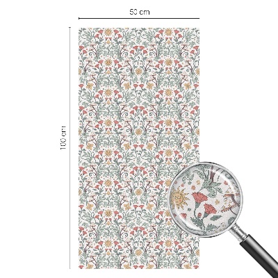 Sichtschutz Klebefolie für Fenster Fuchsblätter