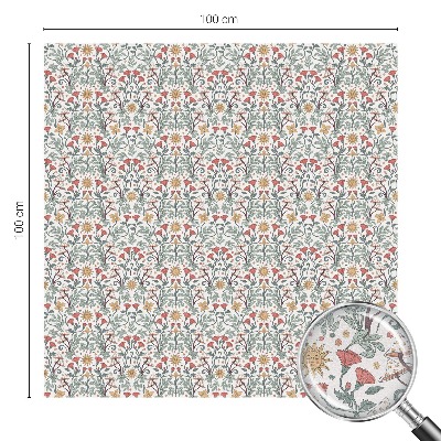Sichtschutz Klebefolie für Fenster Fuchsblätter