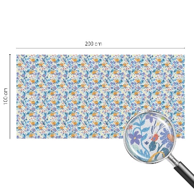 Fensterfolie Sichtschutz Pflanzenmotiv