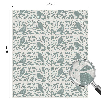 Toom Sichtschutzfolie Vogelmotiv