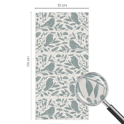 Toom Sichtschutzfolie Vogelmotiv