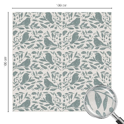 Toom Sichtschutzfolie Vogelmotiv