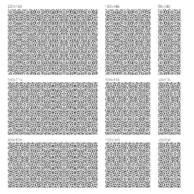 Fensterfolie mit Motiv Buntglas Geometrische Halbkreise