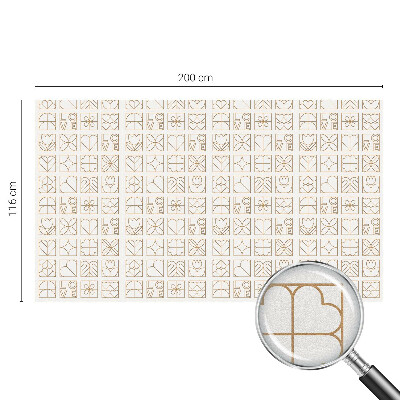 Milchglasfolie Fenster Buntglasoptik Geometrische Liebe