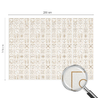 Milchglasfolie Fenster Buntglasoptik Geometrische Liebe