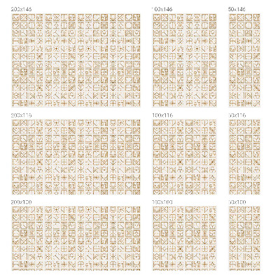 Milchglasfolie Fenster Buntglasoptik Geometrische Liebe