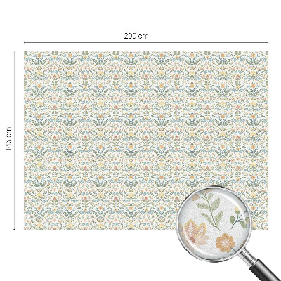 Fensterfolie Sichtschutz Blumensymmetrie