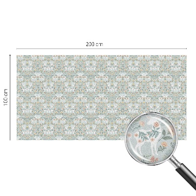 Sichtschutz Klebefolie für Fenster Hirschblumen