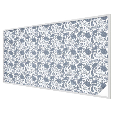 Fensterfolie mit Motiv Buntglas Meeresleben